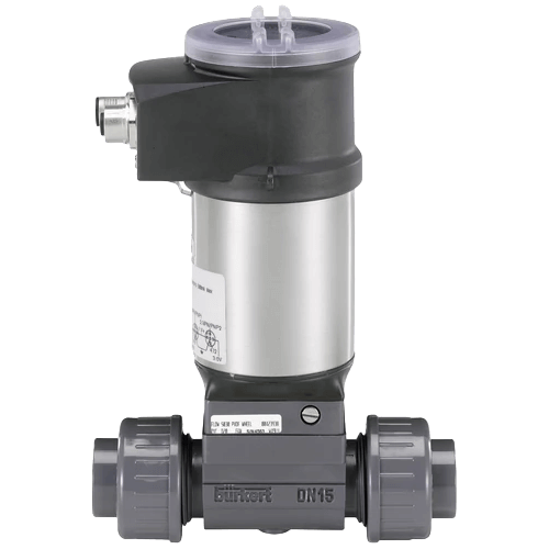 Burkert Inline Flowmeter with Paddle Wheel, Element Design, 8036 / SE36